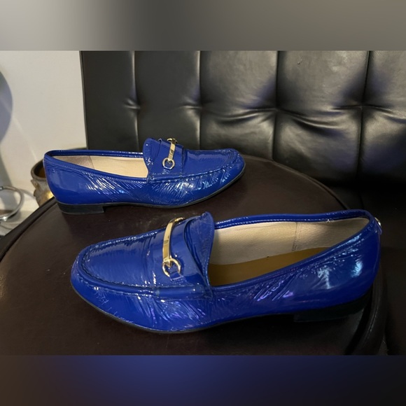 Ivanka Trump vivid blue loafers size 9M - Picture 2 of 11